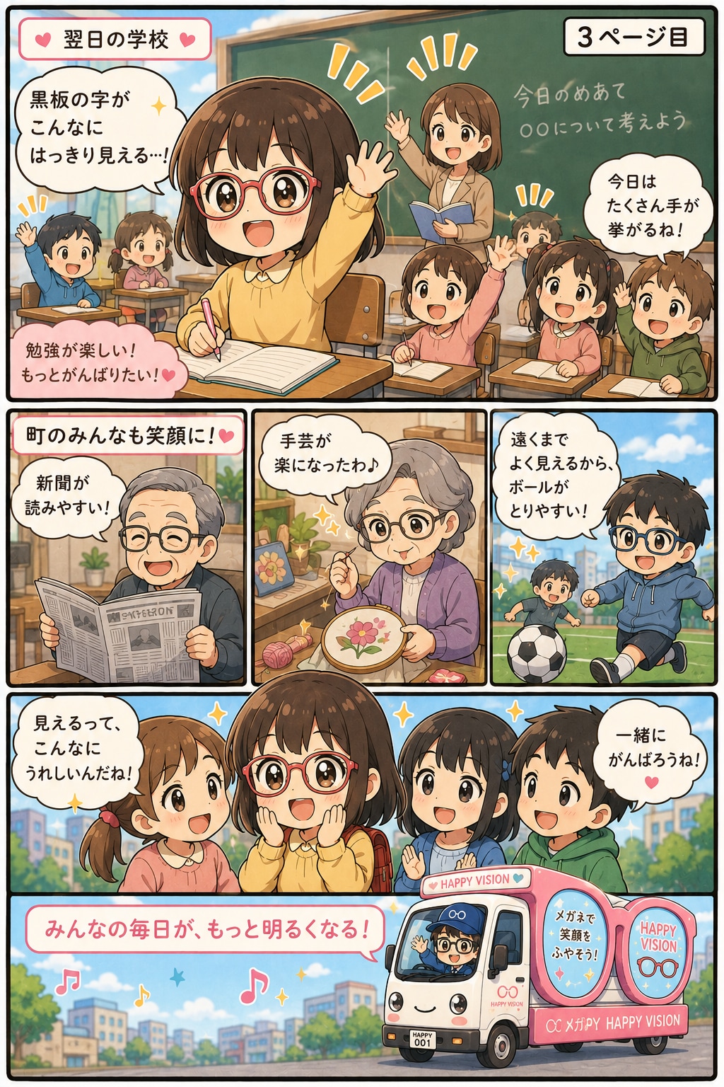 世界を笑顔に「HAPPY VISION」