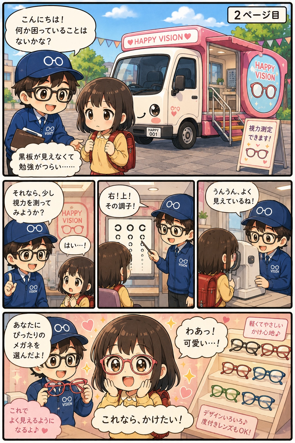 世界を笑顔に「HAPPY VISION」