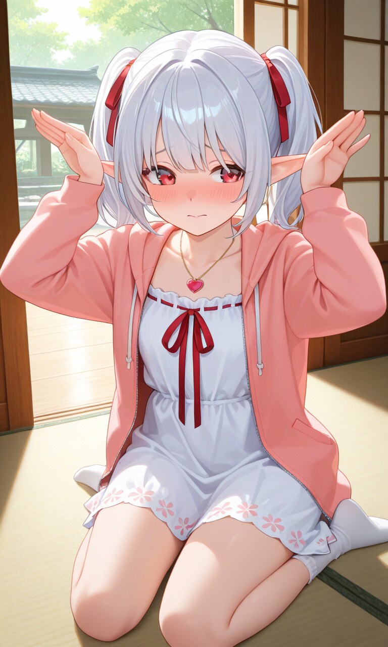 42、朝起こしに来たシロネさん | の人気AIイラスト・グラビア