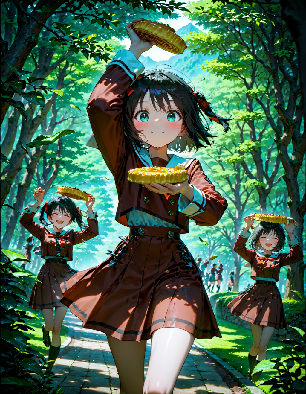 今日は三姉妹の日。バウムクーヘンの日