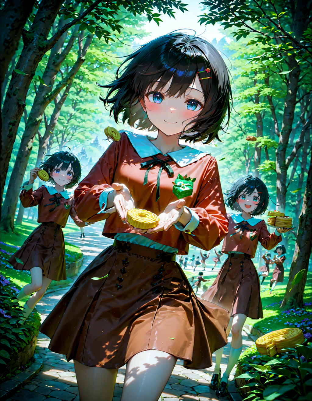 今日は三姉妹の日。バウムクーヘンの日