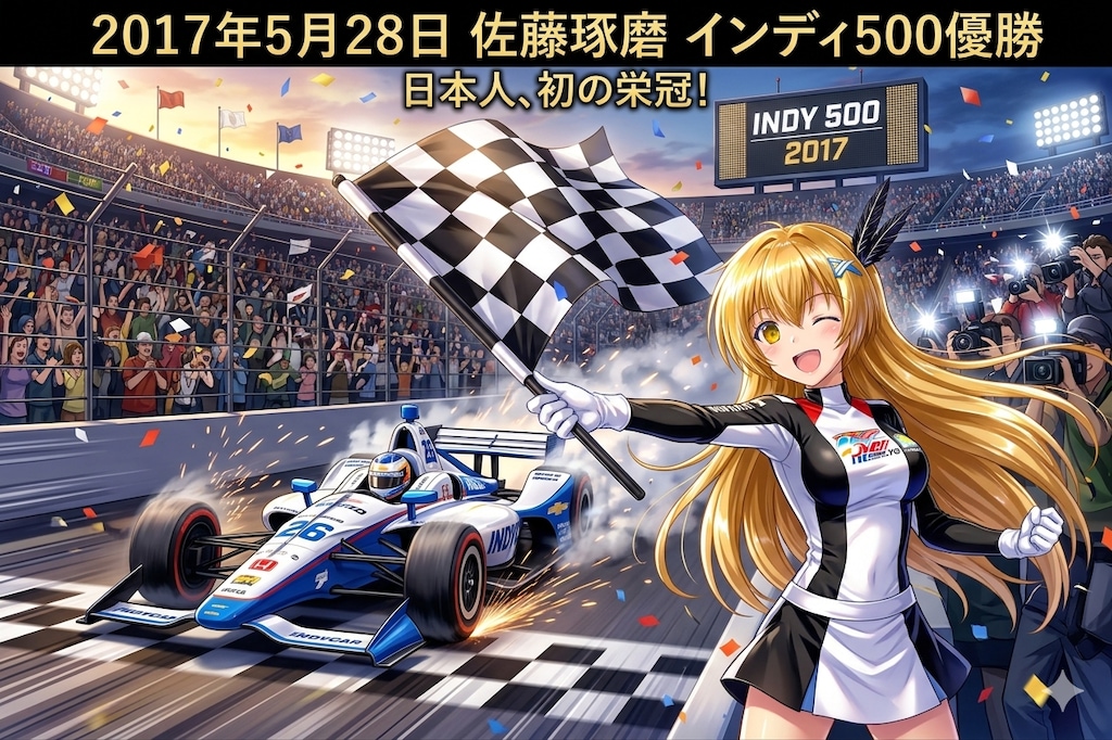 5月28日はインディ500で日本人が初の優勝を飾った日