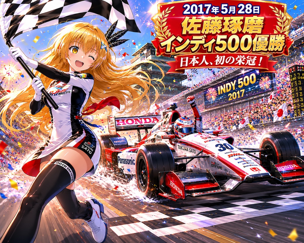 5月28日はインディ500で日本人が初の優勝を飾った日