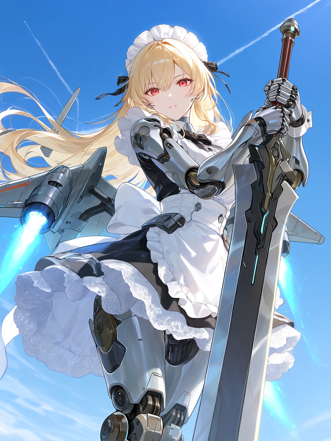 武装メイドと大剣