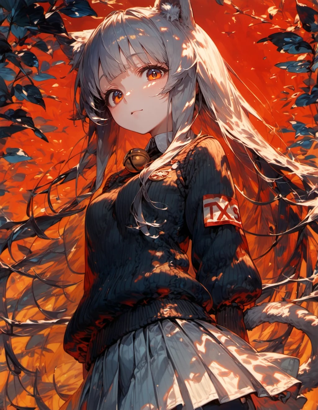 Amber Eyes in the Crimson Shade