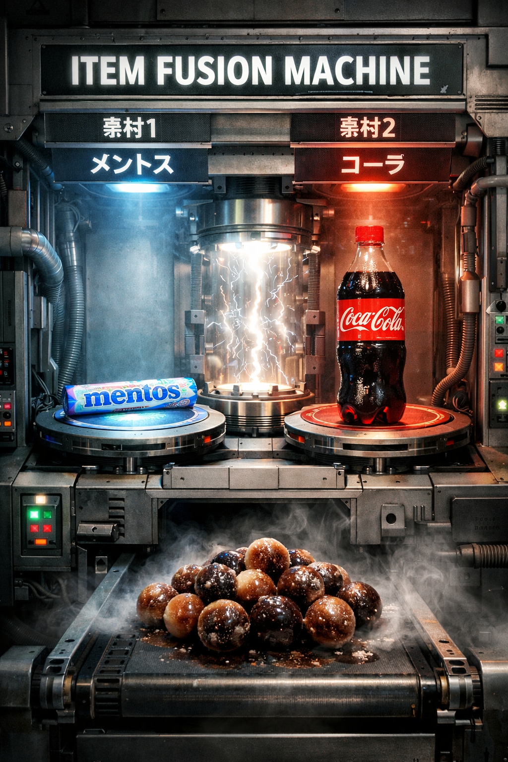 メントスとコーラを合成 | の人気AIイラスト・グラビア