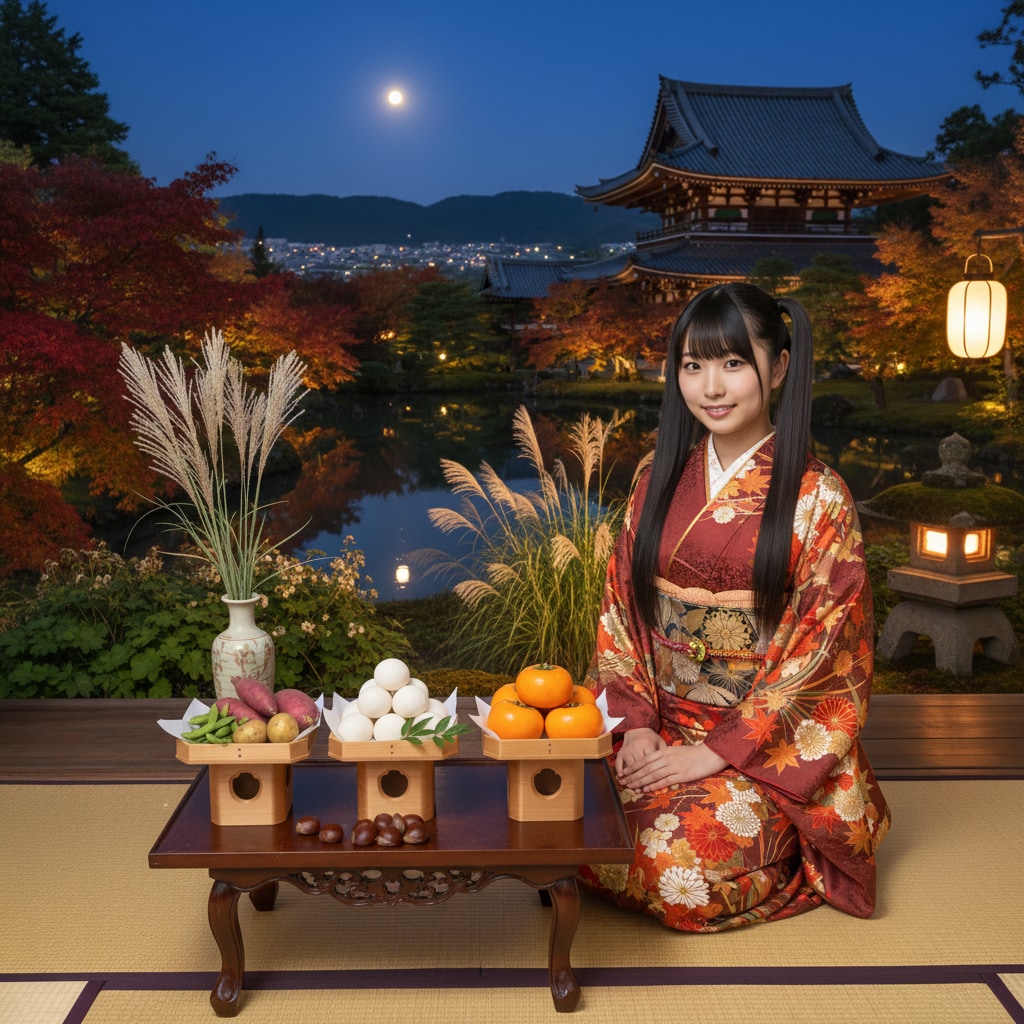 黒ツイさん。十三夜