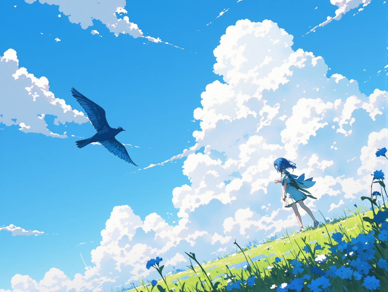 ブルーバード_17 | の人気AIイラスト・グラビア