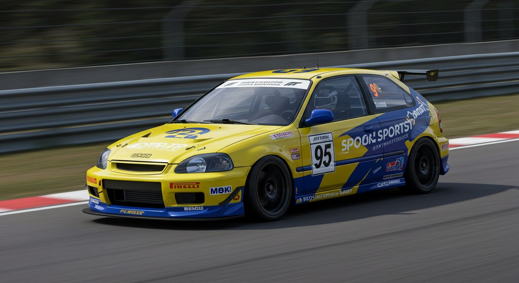 スプーンシビックレーシングカー