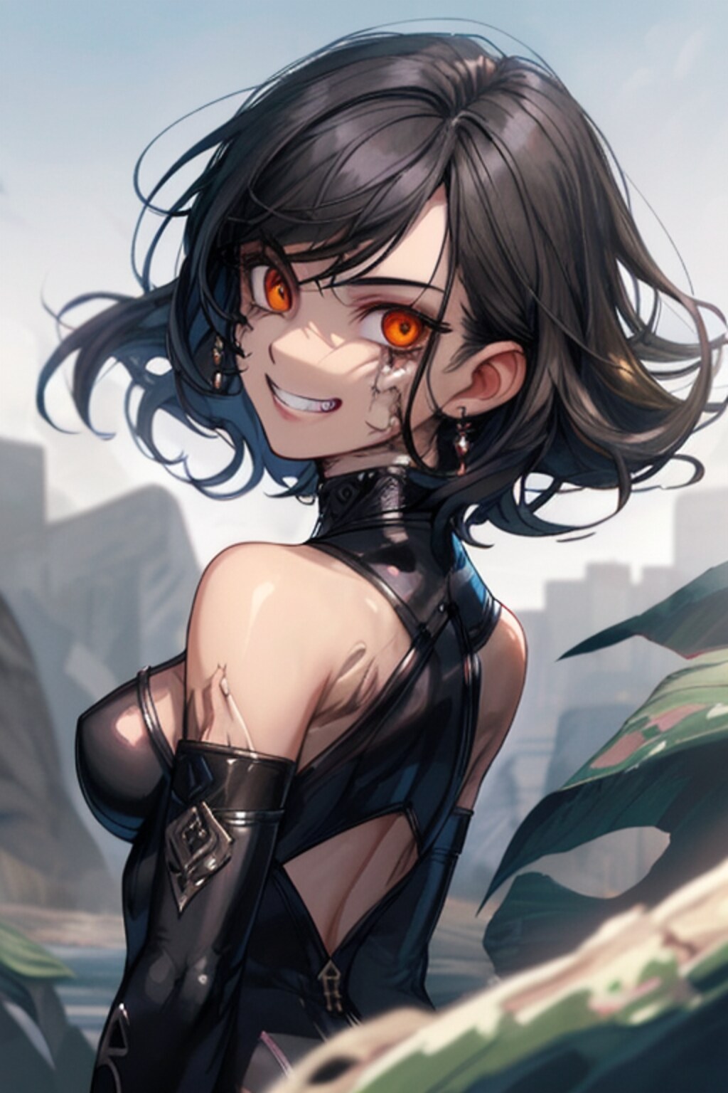 不敵な笑み