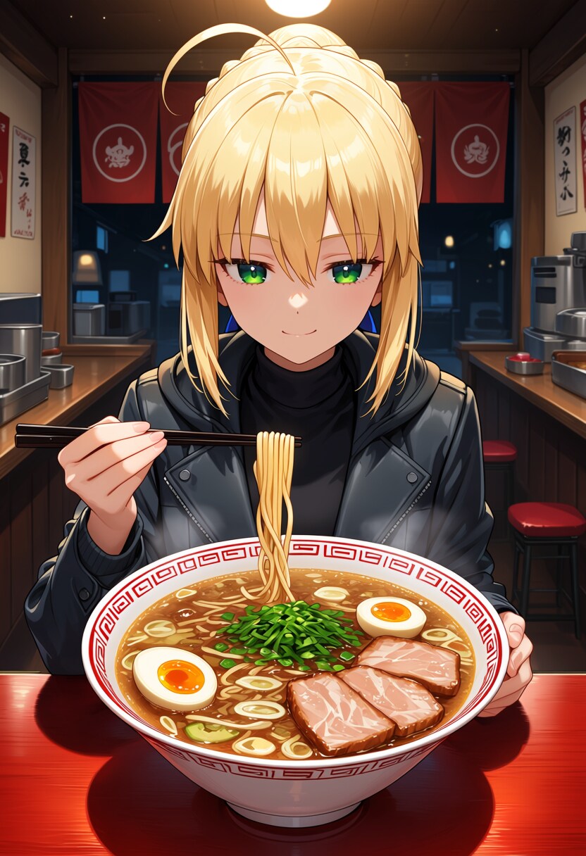 夜更けのラーメン
