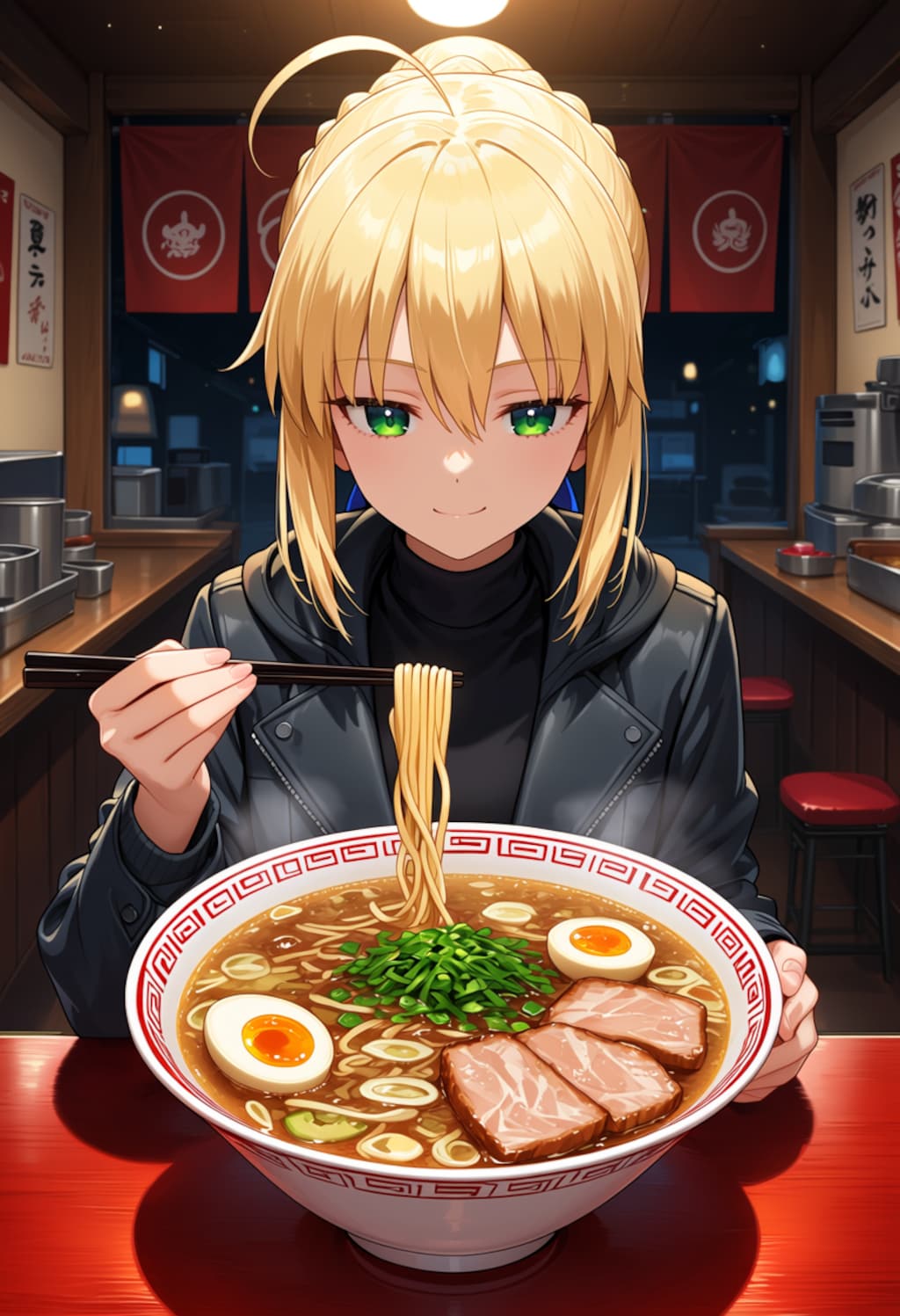 夜更けのラーメン