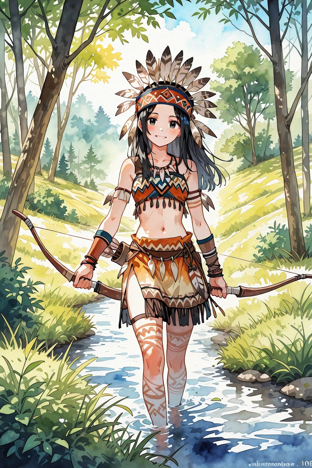 大草原の空の下１４１ | の人気AIイラスト・グラビア