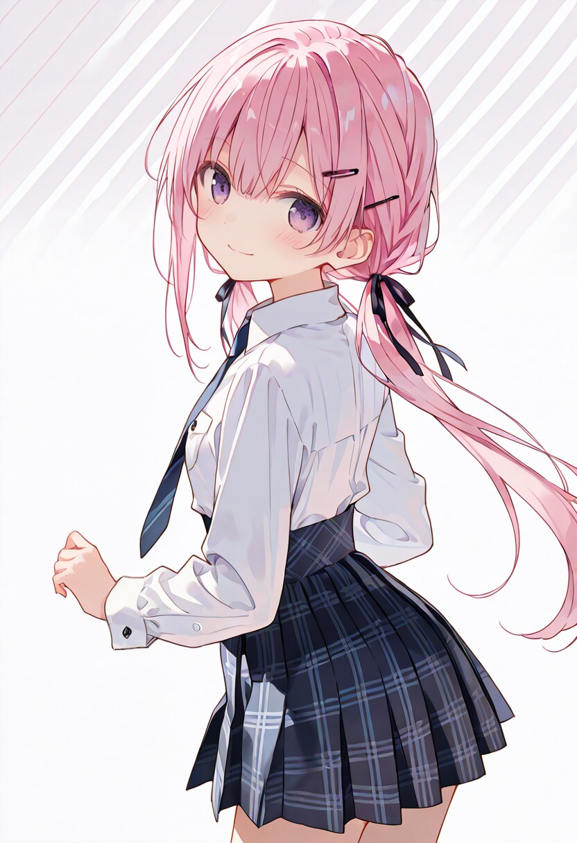 振り返り桃香 | の人気AIイラスト・グラビア