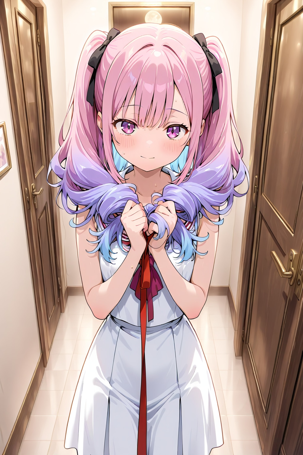 この髪一切染髪してない地毛なんです