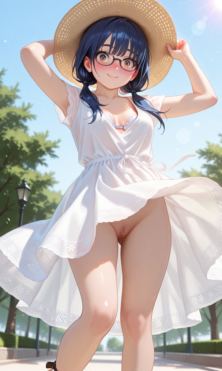 み、見ないでぇ！