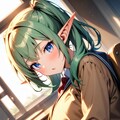 制服エルフちゃん 3枚目