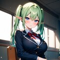 制服エルフちゃん 6枚目