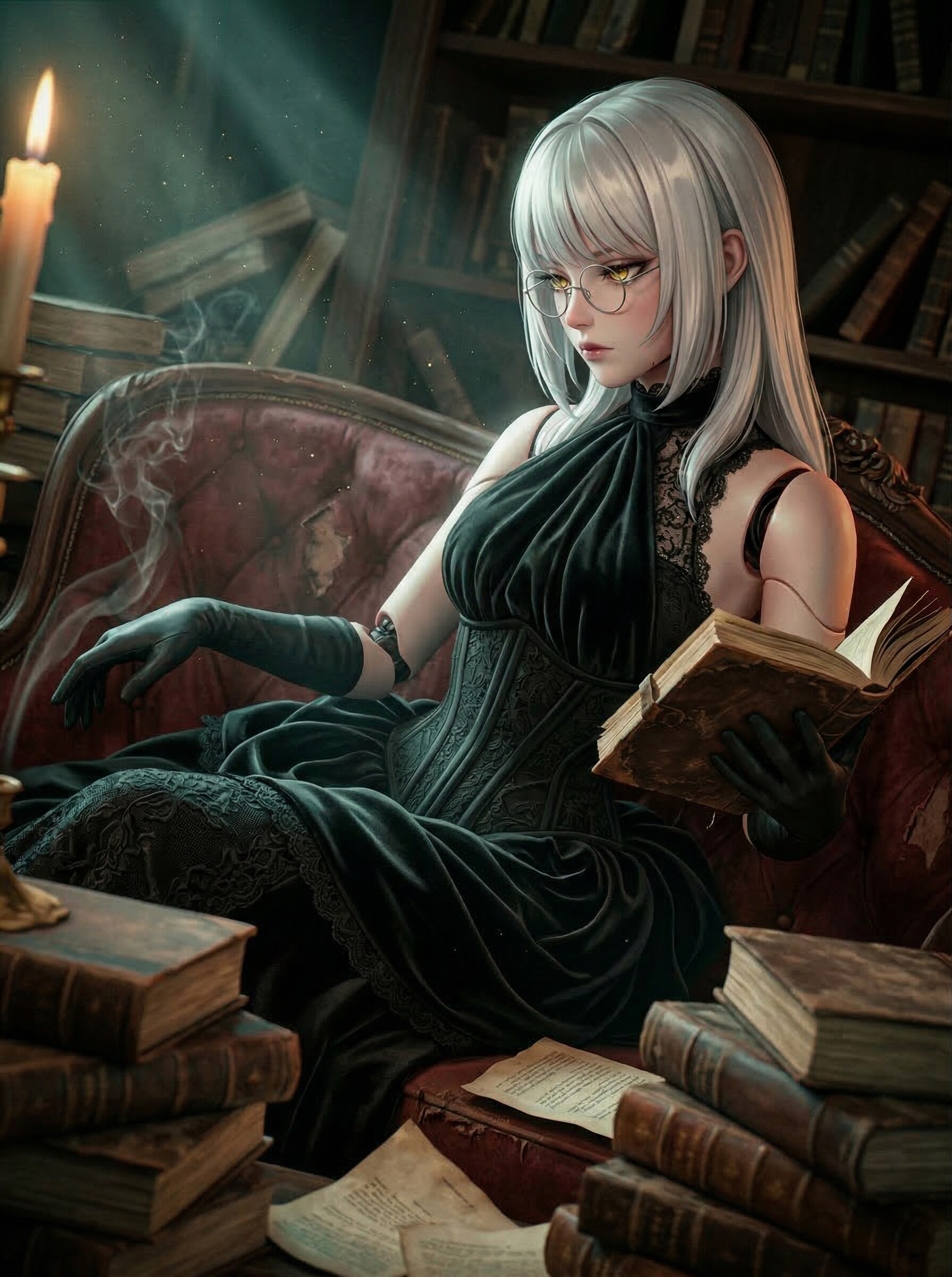 黄金の塵と沈黙の学芸員 | の人気AIイラスト・グラビア