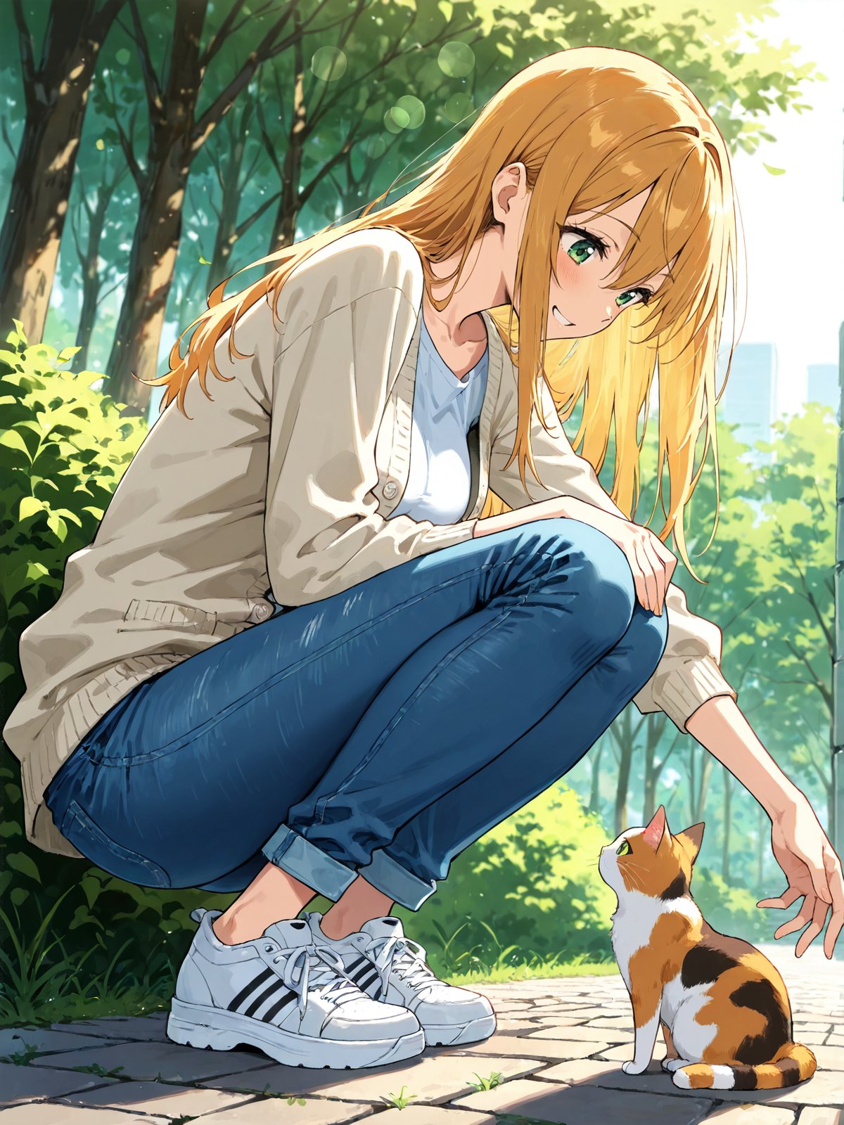 散歩日和☀️朝のひととき | の人気AIイラスト・グラビア