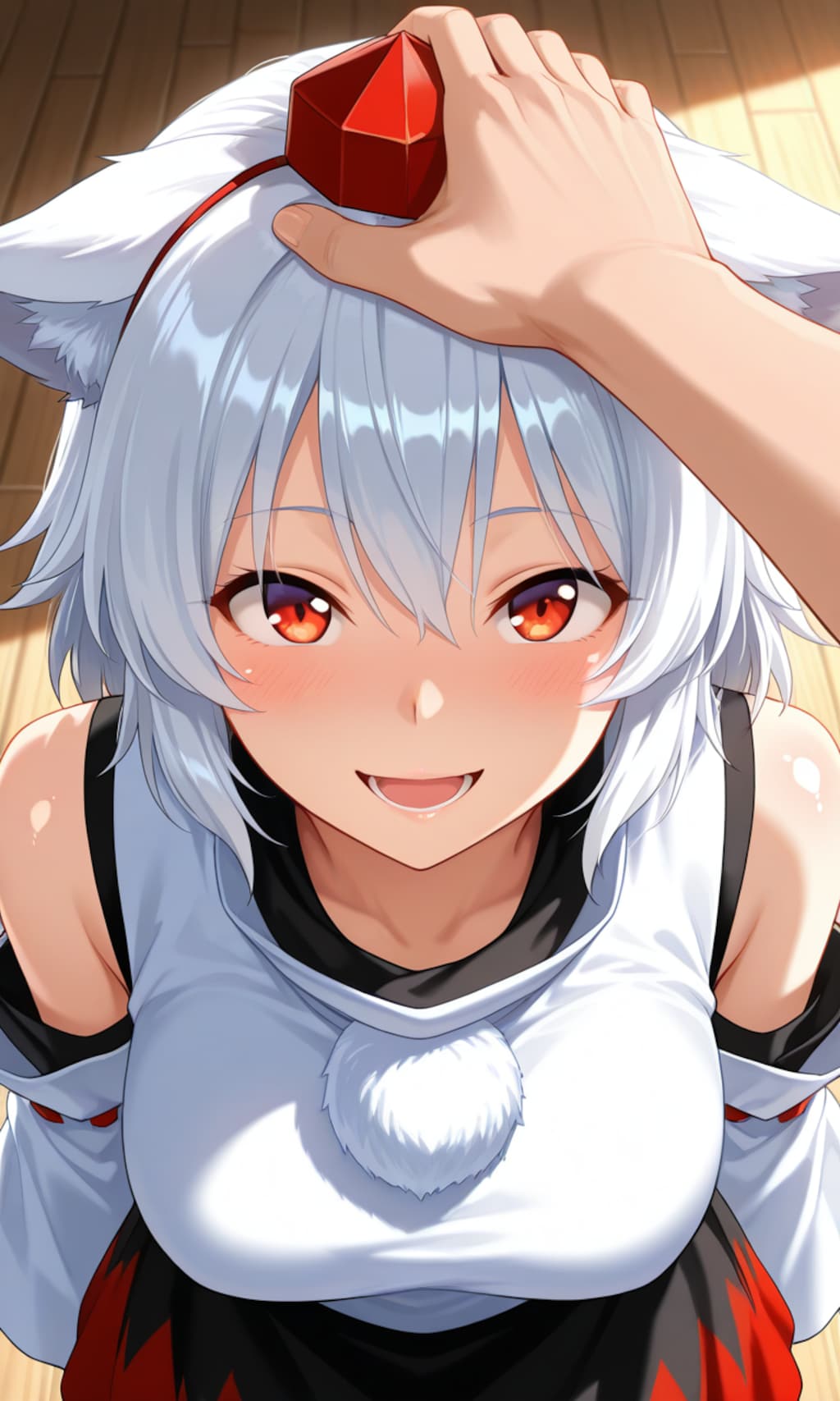 椛　頭撫で