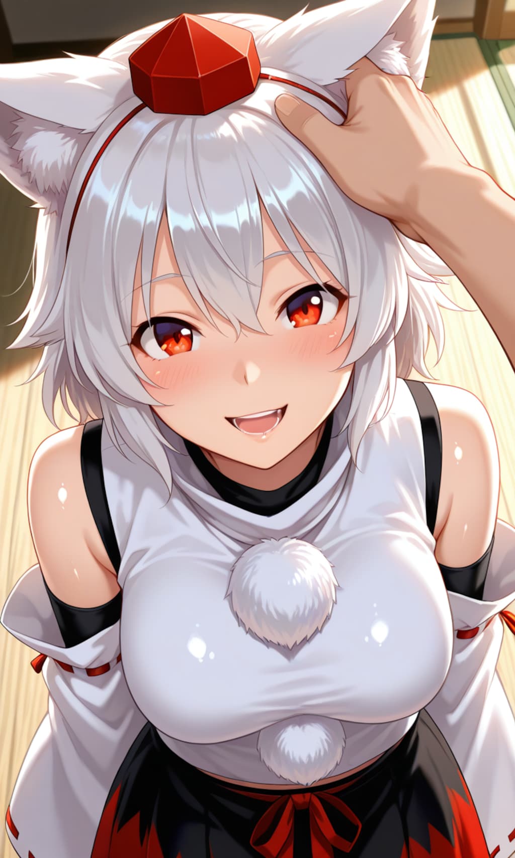 椛　頭撫で