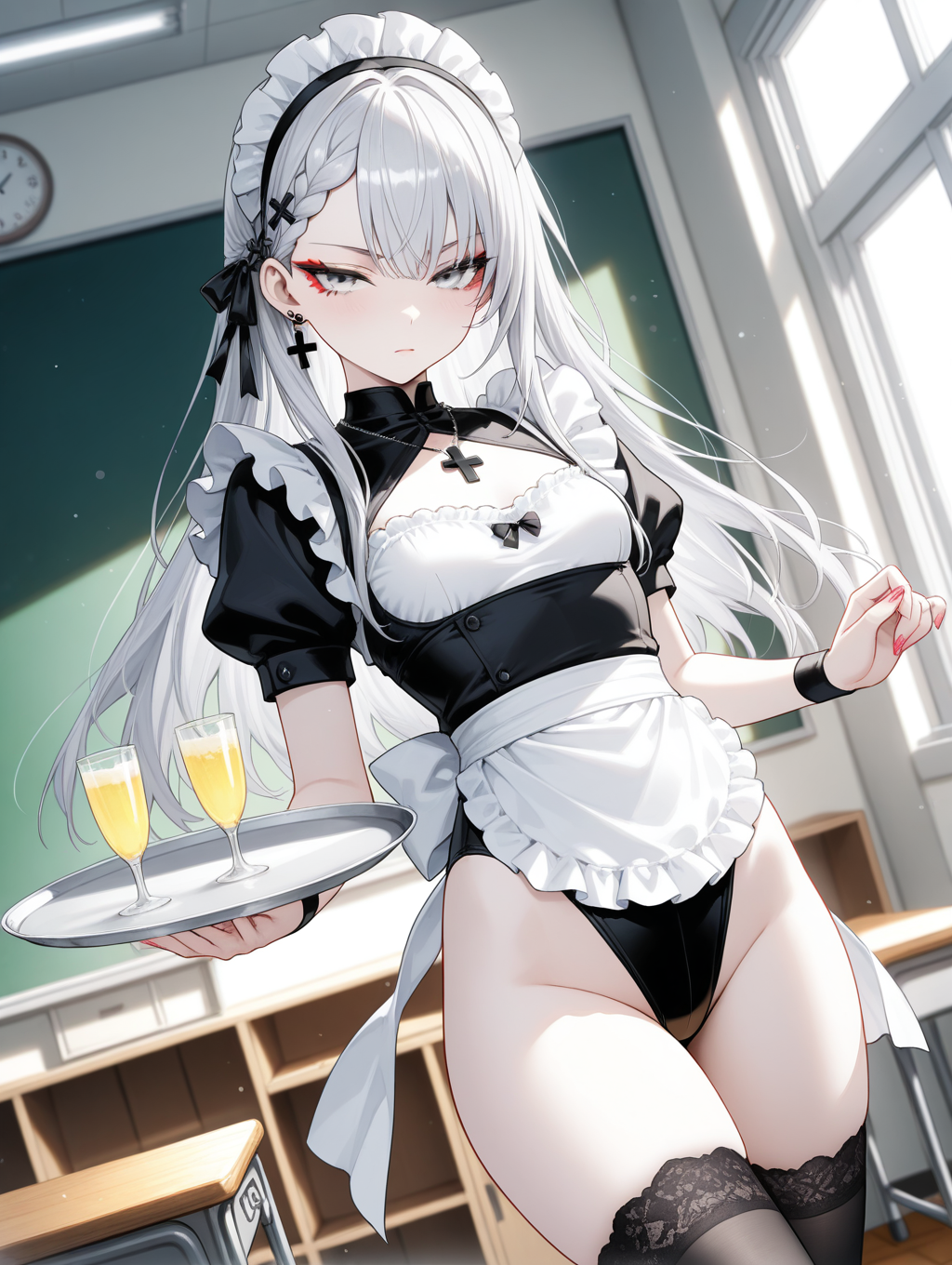 はいオムライス。 メイドxレオタード