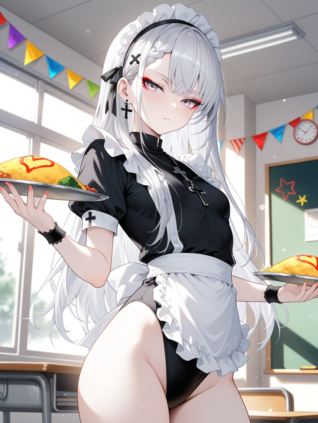 はいオムライス。 メイドxレオタード