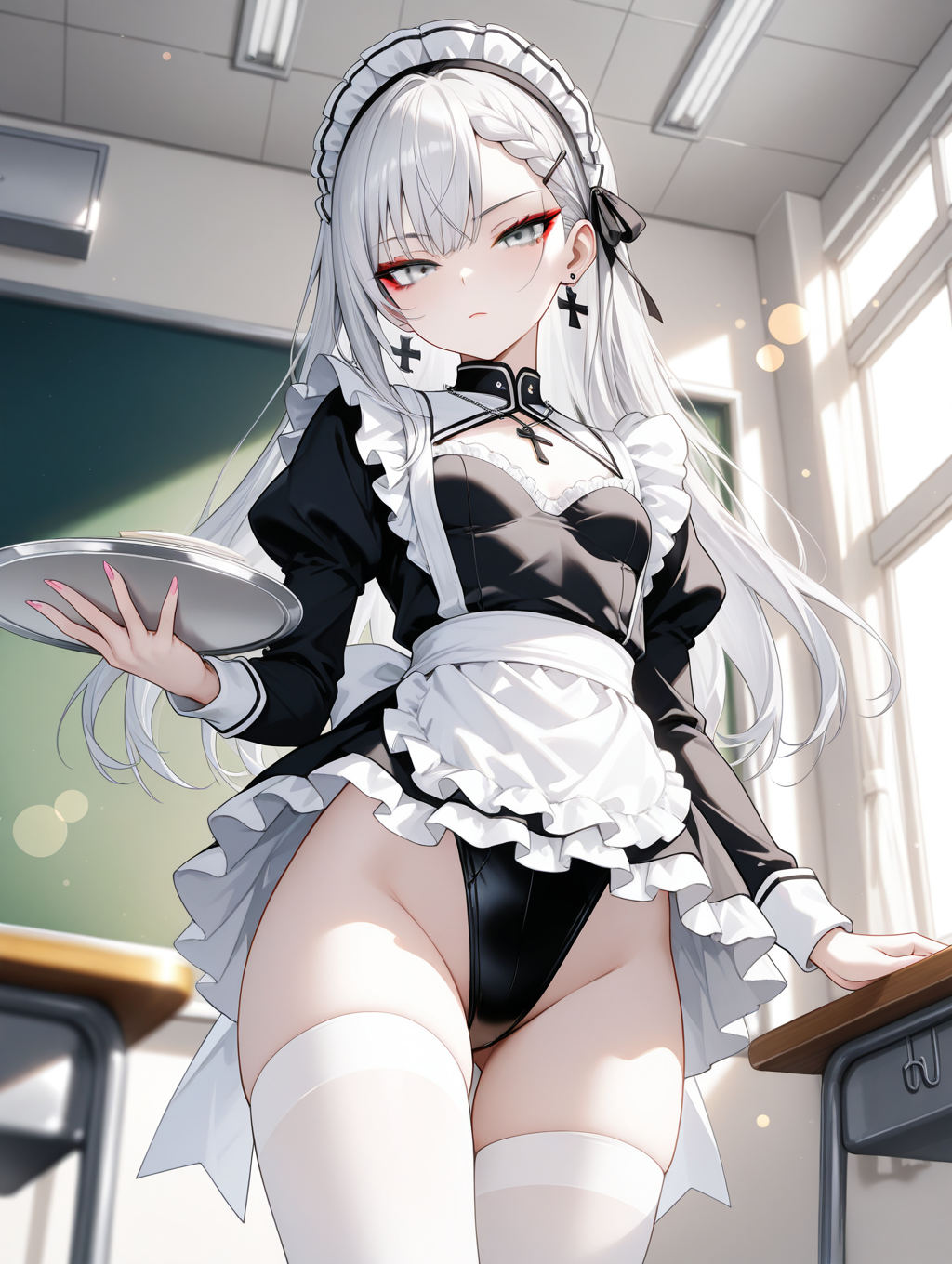 はいオムライス。 メイドxレオタード