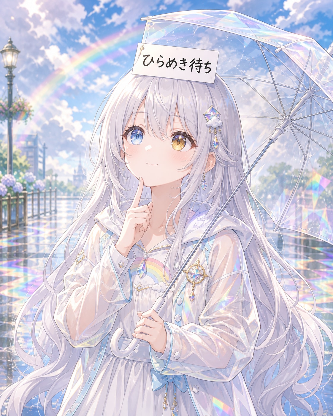 頭に貼り紙（３）虹宮あかり　GPTimages2.0