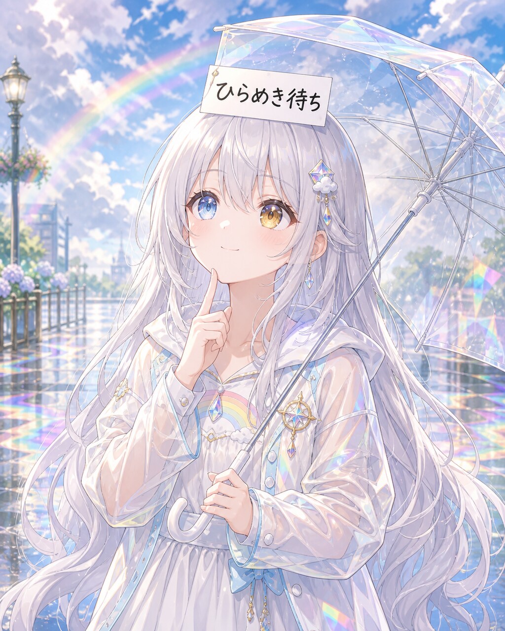 頭に貼り紙（３）虹宮あかり　GPTimages2.0