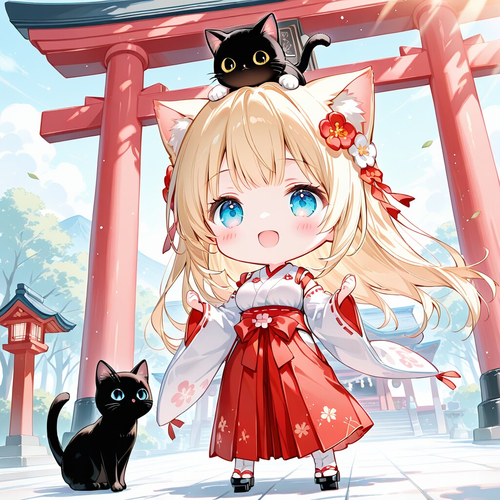 ちび姉巫女様 (QILIN) | の人気AIイラスト・グラビア