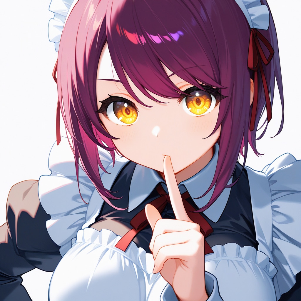 おはようございます（挨拶メイドの芽衣ちゃん）