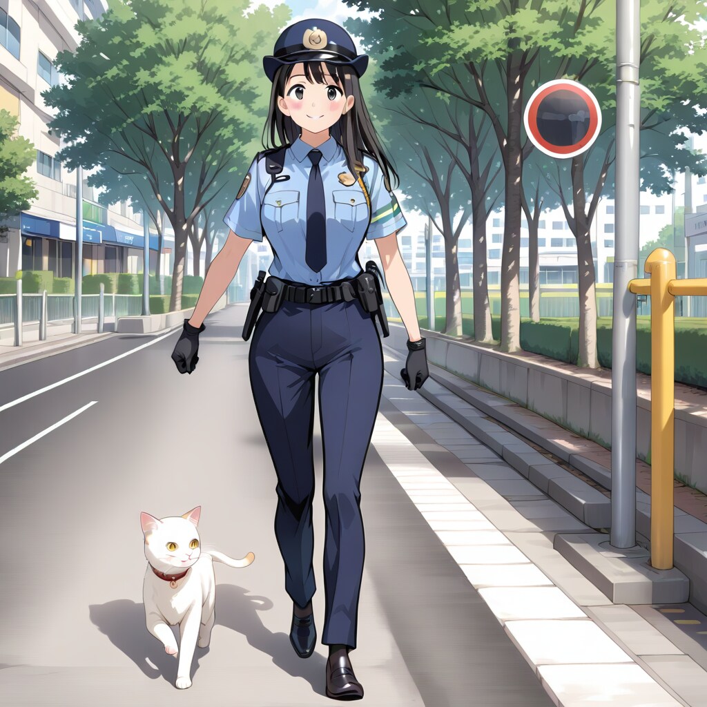 ネコちゃんとパトロール | の人気AIイラスト・グラビア