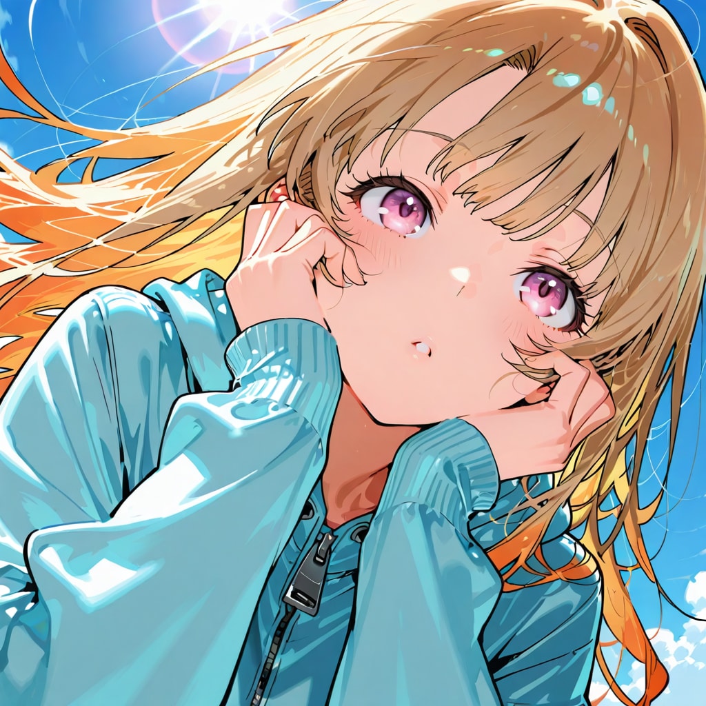 のぞき込む2 | の人気AIイラスト・グラビア