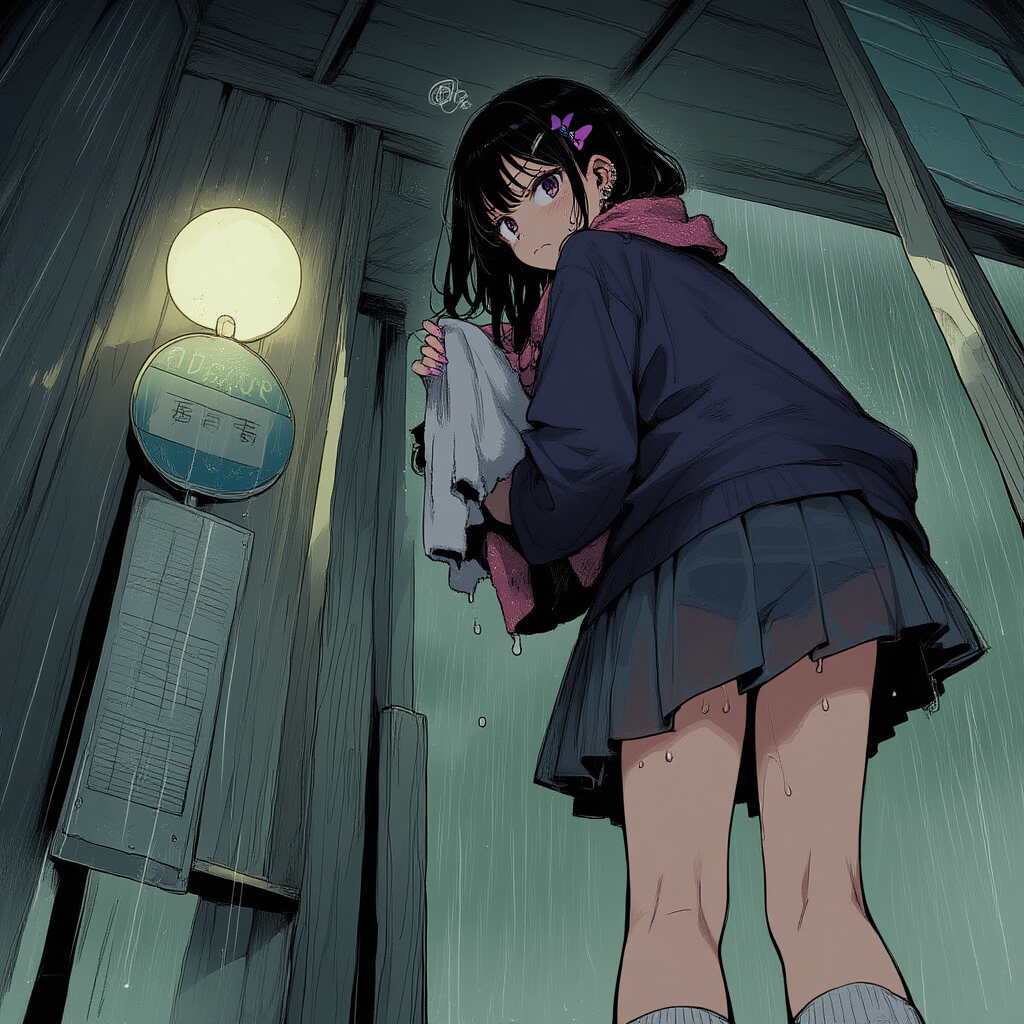 パンツまでびしょ濡れだよ😭💦