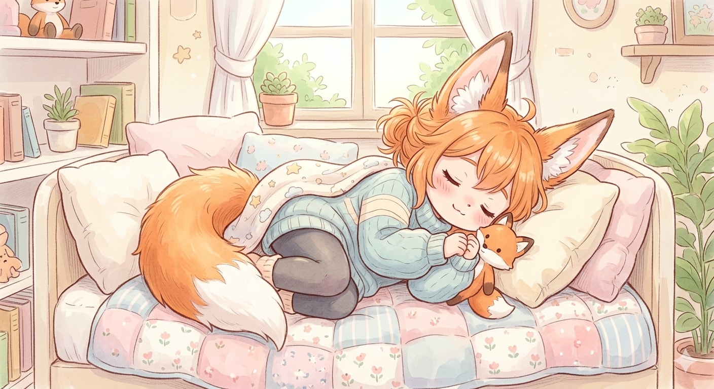 お昼寝タイム | の人気AIイラスト・グラビア