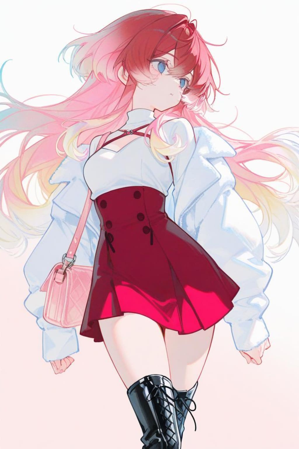 <鈴木ちゃん>赤いすかーと