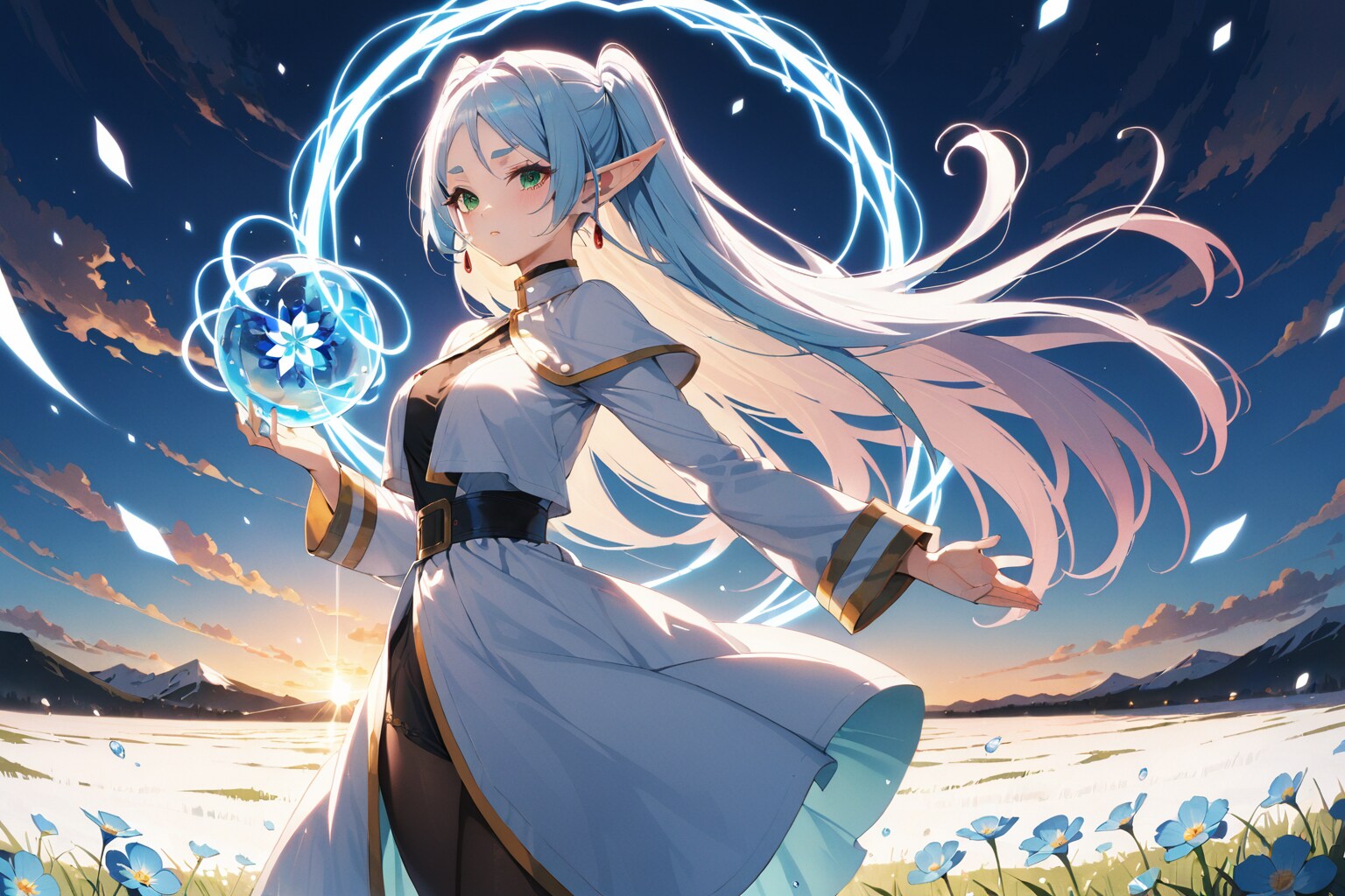「これが氷魔法だよ。」