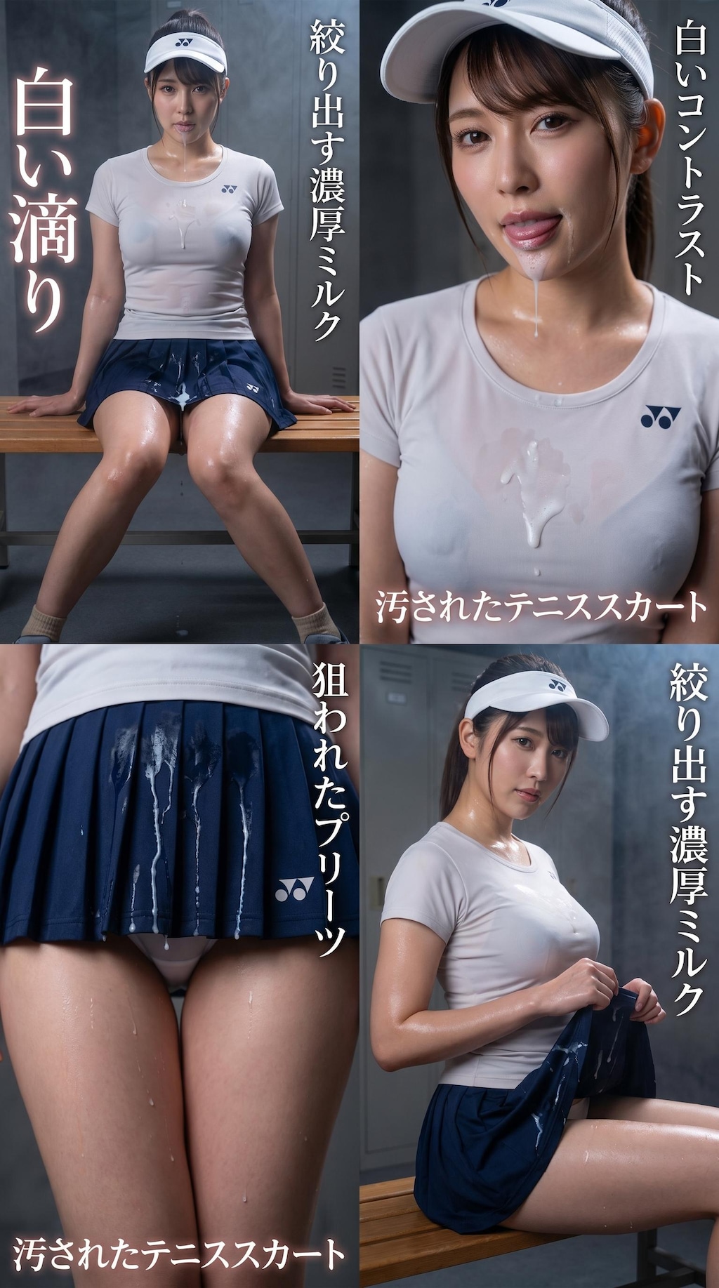 テニス部女子とつゆだく遊戯❤️①