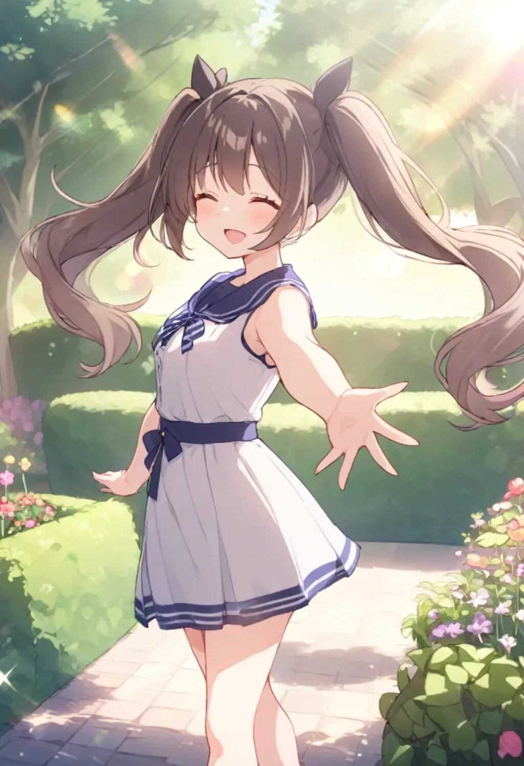 朝のお散歩