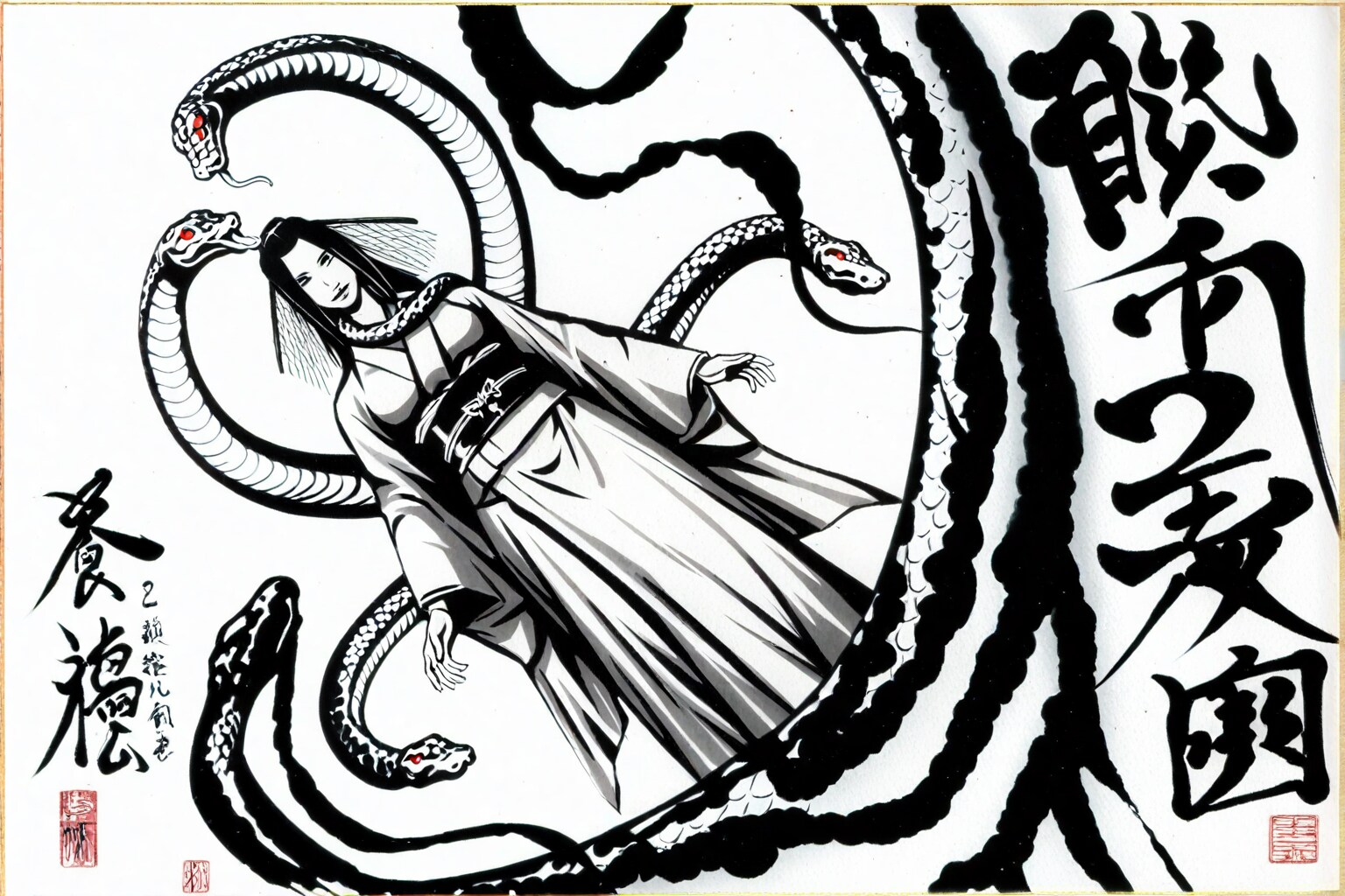 百鬼夜行 蛇王姫 | の人気AIイラスト・グラビア