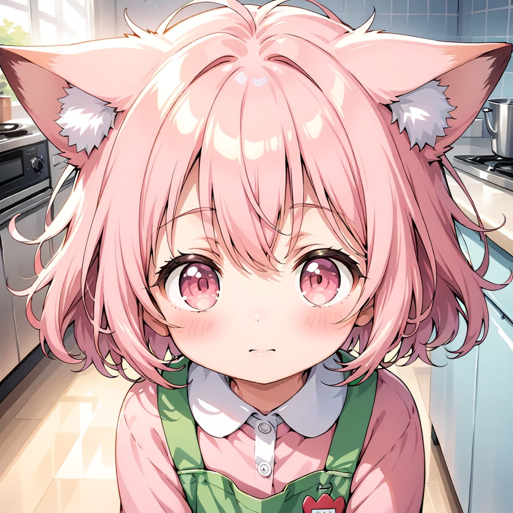 キッチンに来たみなきちゃん