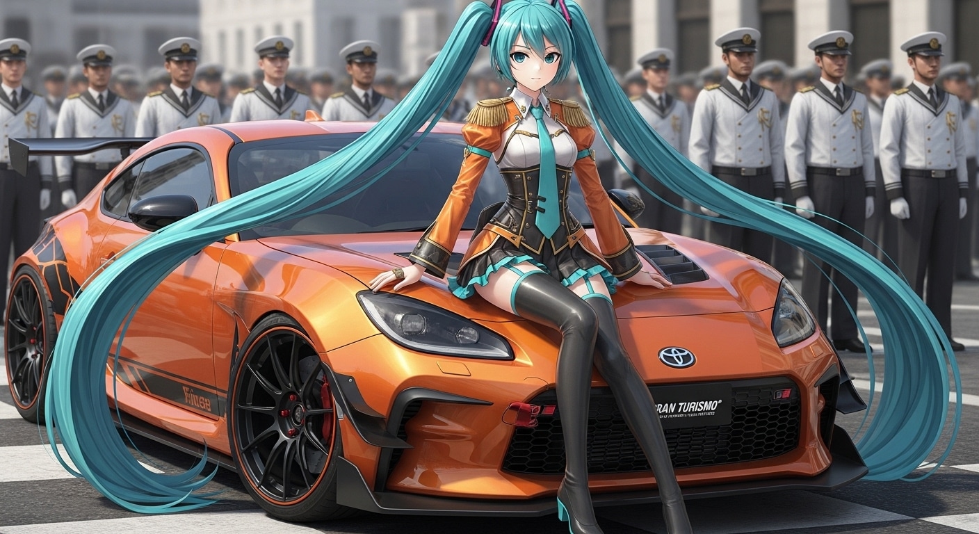 初音ミクとGR86 | の人気AIイラスト・グラビア