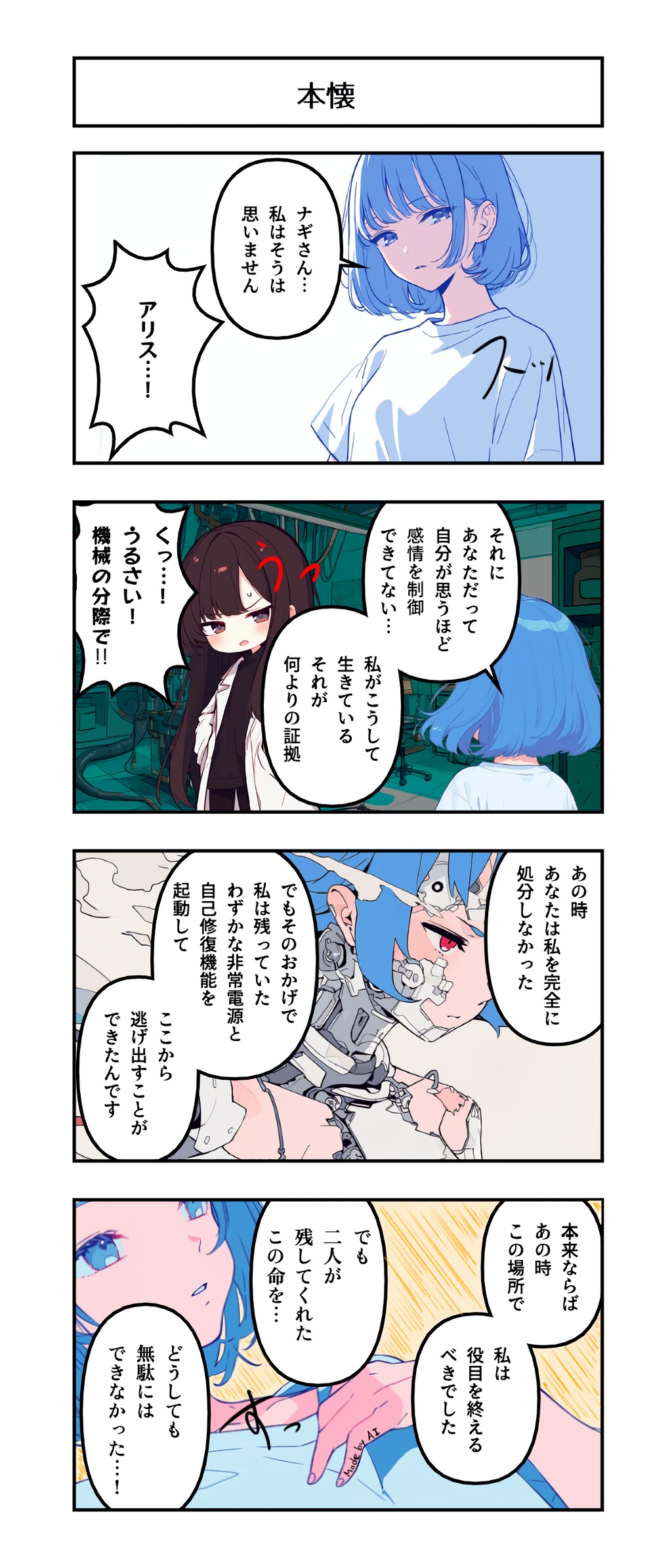 AI漫画『AI to I（あいとぅーあい）』#85〜#95