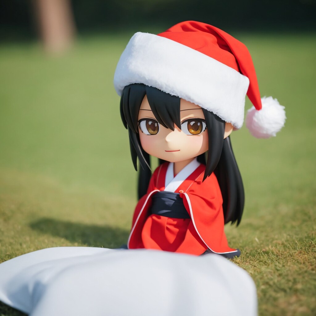 ちびちゃん_「この袋は、ちくわが持つのよ-♪」。