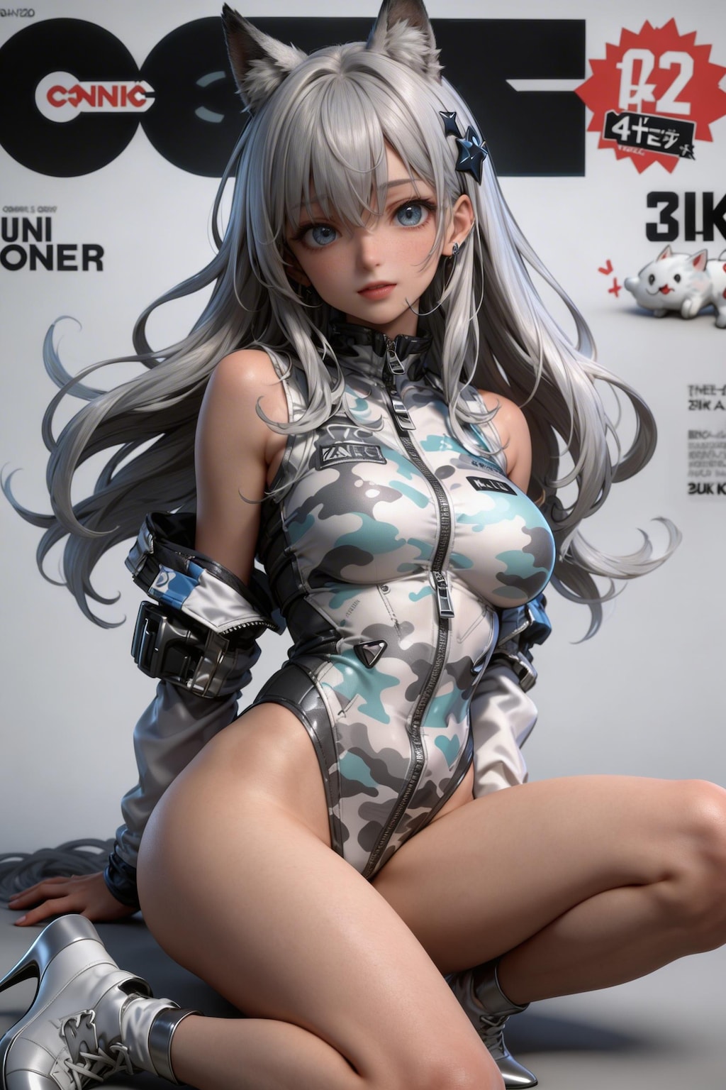 カモフラ漫画雑誌「コミックウルフ」創刊号📕✨