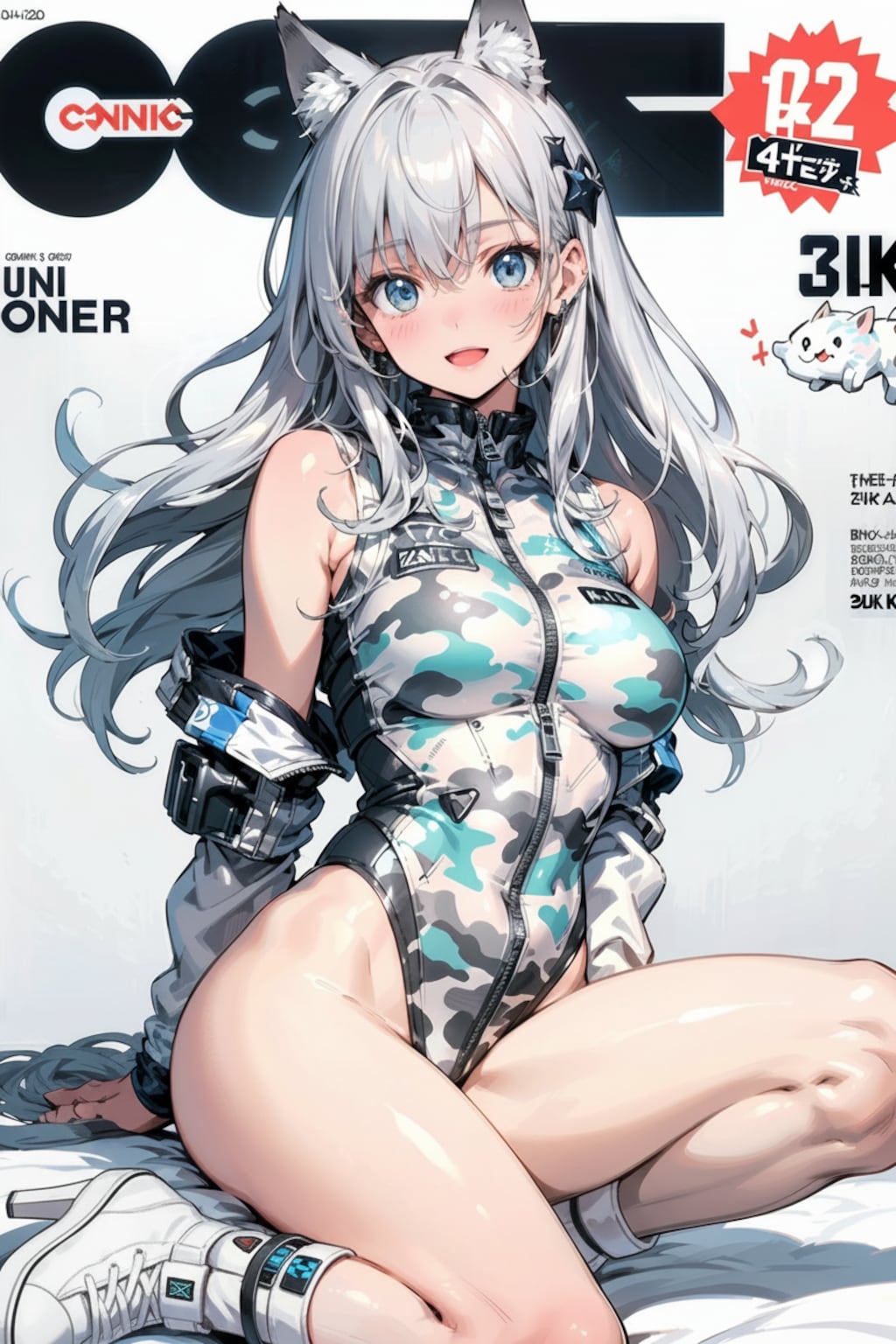 カモフラ漫画雑誌「コミックウルフ」創刊号📕✨