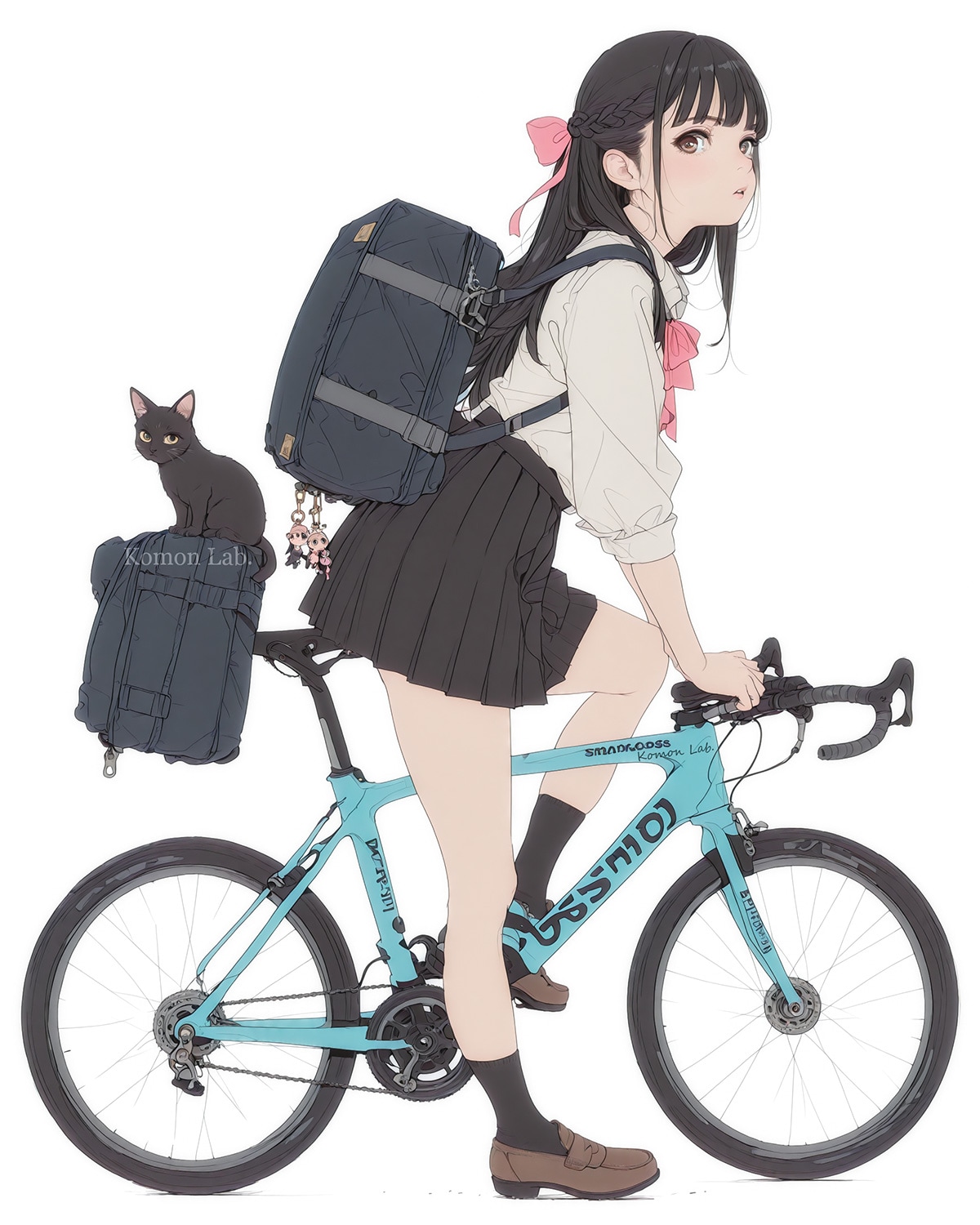 猫と自転車