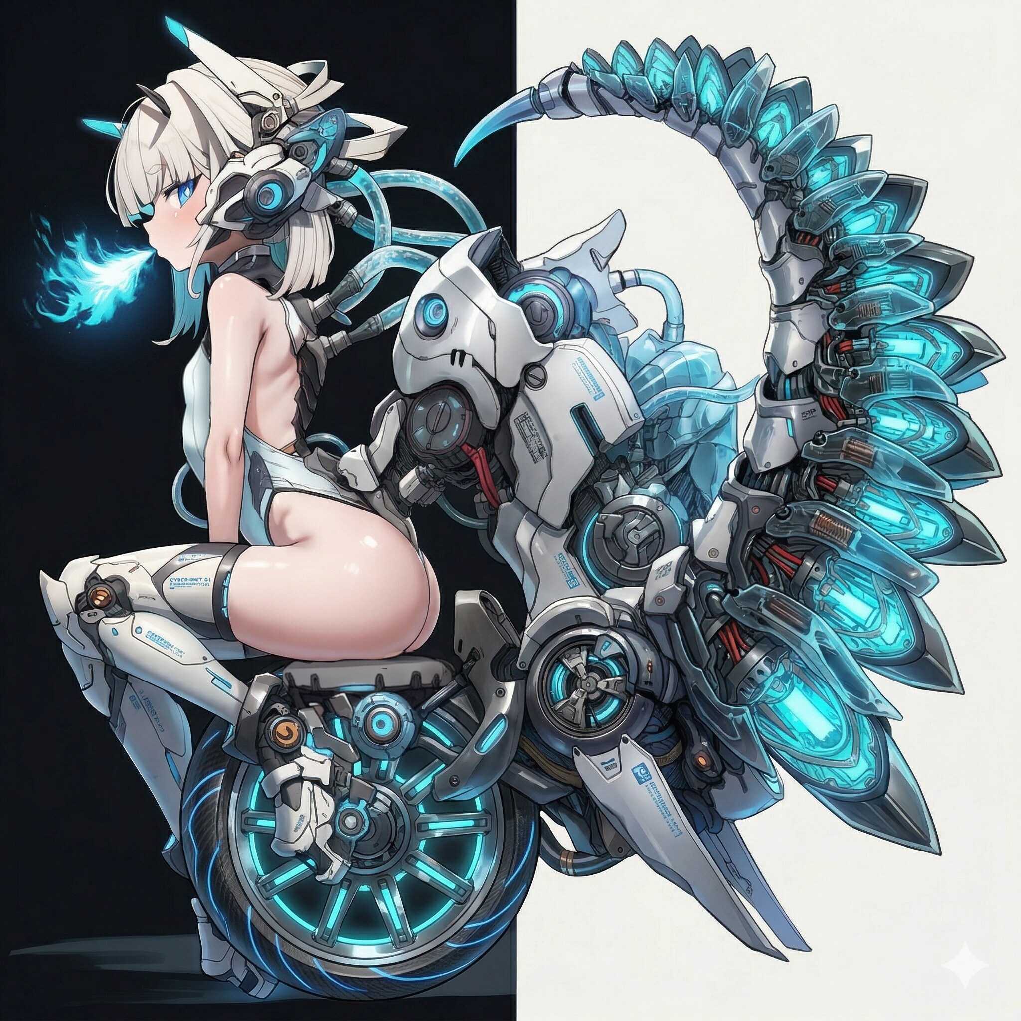 恐竜一輪車メカ娘